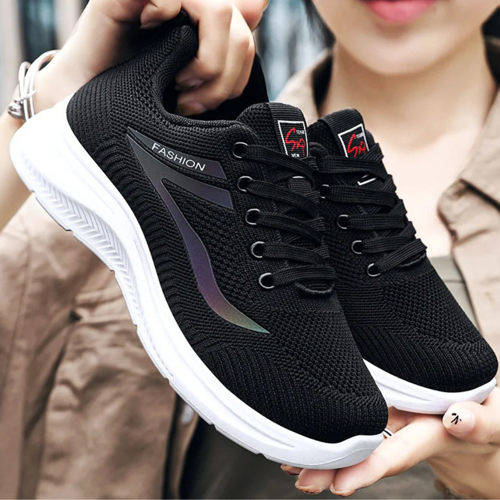 Claudia Sportschoenen | Orthopedische Dames Sneakers met Schokabsorptie en Ademend Design