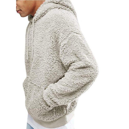 Arvid Hoodie | Fluffy Teddy Herenhoodie met Zachte Voering en Ontspannen Pasvorm