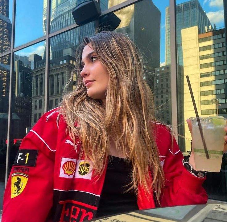 Gianna Ferrari Racing jacket unisex – oversized jas met iconische F1 patches