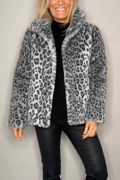 Isabella luipaardjack dames | Trendy winterjas met luipaardprint | Stijlvol statement jack