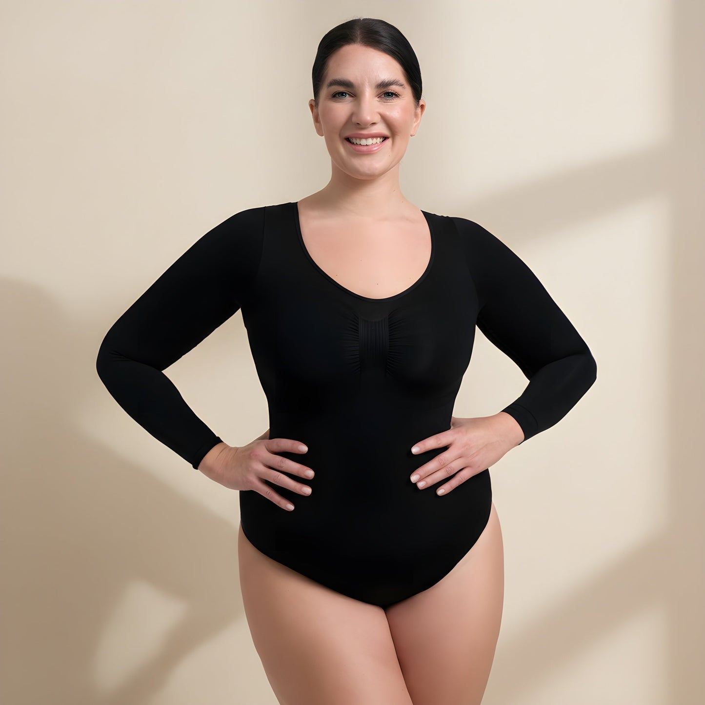 ARYANNA – Longsleeve Sculpt Bodysuit (Stringmodel)