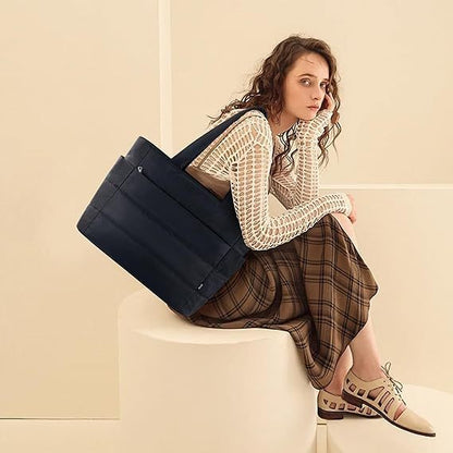 Alba Bag | Waterdichte Puffer Tas met Ruime Opbergcapaciteit voor tablet en laptop