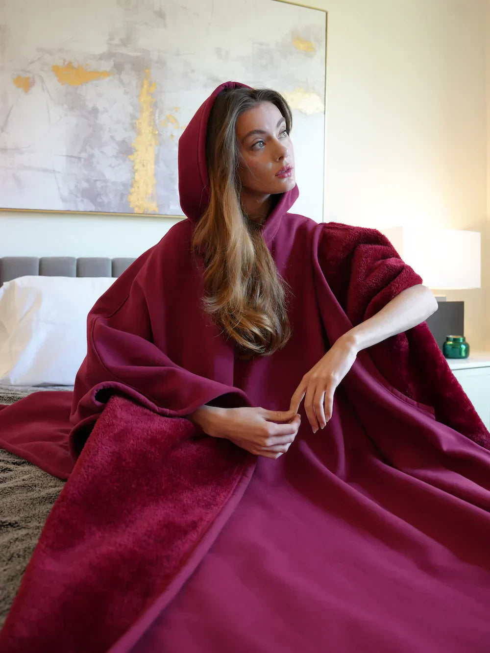 Eden Hoodie Blanket | Oversized Dames Hoodie met Zijdezachte Voering voor Ultiem Comfort