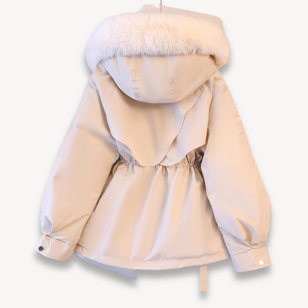 Alina dames winterparka – warme jas met capuchon en verstelbare pasvorm