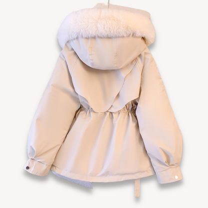 Alina dames winterparka – warme jas met capuchon en verstelbare pasvorm