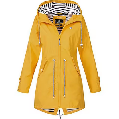 Livia Regenjas voor dames | Waterdichte Outdoor Jas met Winddicht Design en Verstelbare Kap