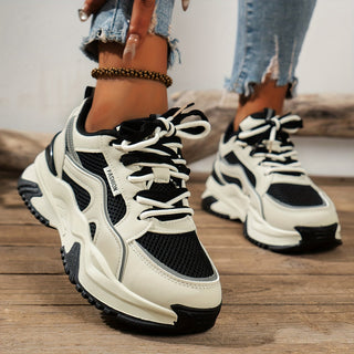 Livia Stijlvolle dames sneakers met hoge zool – trendy & comfortabel