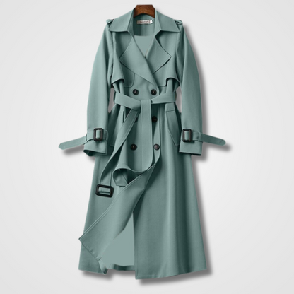 Anneliese Trenchcoat | Waterafstotende Damesjas met Verstelbare Taille en Dubbele Sluiting