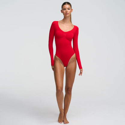 ARYANNA – Longsleeve Sculpt Bodysuit (Stringmodel)