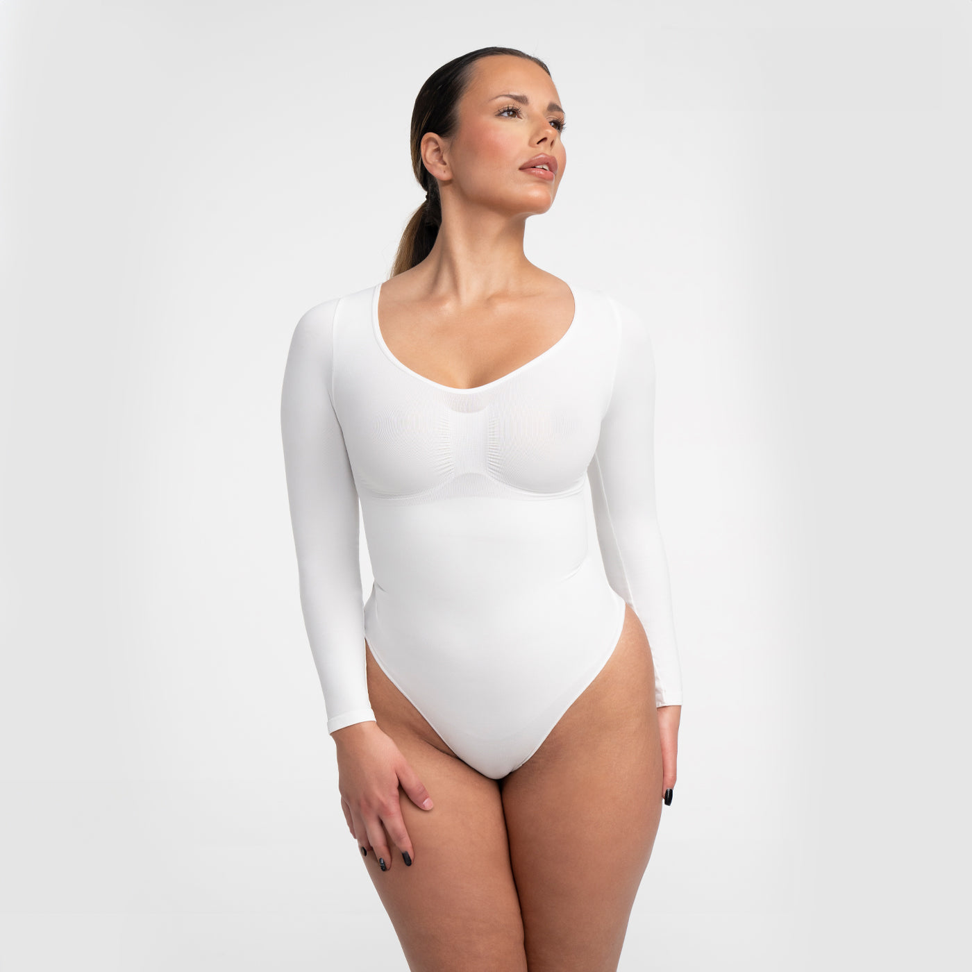 ARYANNA – Longsleeve Sculpt Bodysuit (Stringmodel)