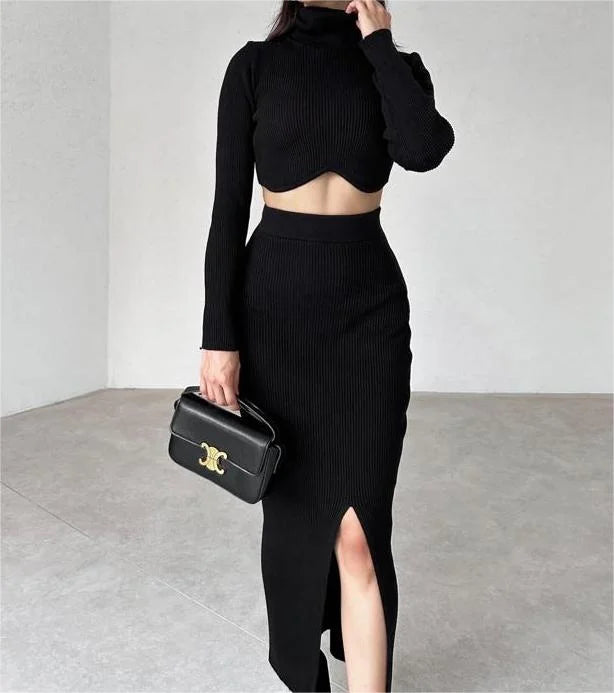 Bianca Set | Chique Dames Set met Coltrui en Elegante Rok