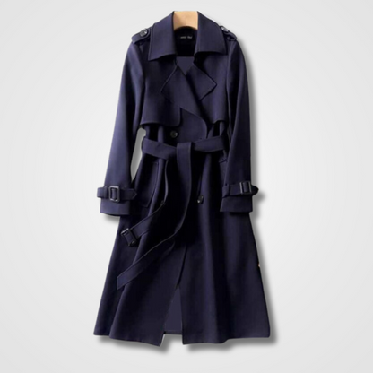 Anneliese Trenchcoat | Waterafstotende Damesjas met Verstelbare Taille en Dubbele Sluiting