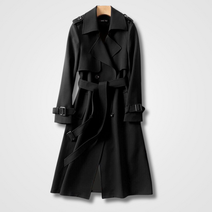 Anneliese Trenchcoat | Waterafstotende Damesjas met Verstelbare Taille en Dubbele Sluiting
