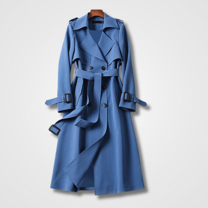 Anneliese Trenchcoat | Waterafstotende Damesjas met Verstelbare Taille en Dubbele Sluiting