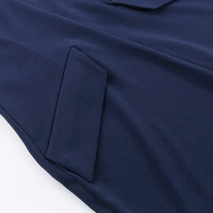 Selena Jurk | Bodycon Feestjurk met Zakken, Lange Mouwen en Sexy Mini-Lengte