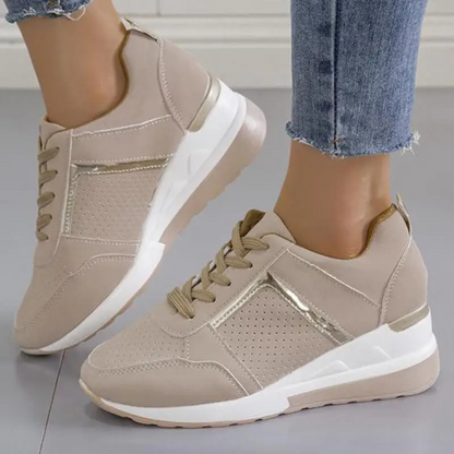 Amber Schoenen | Dames Sleehakschoenen met Ademend Design en Vetersluiting