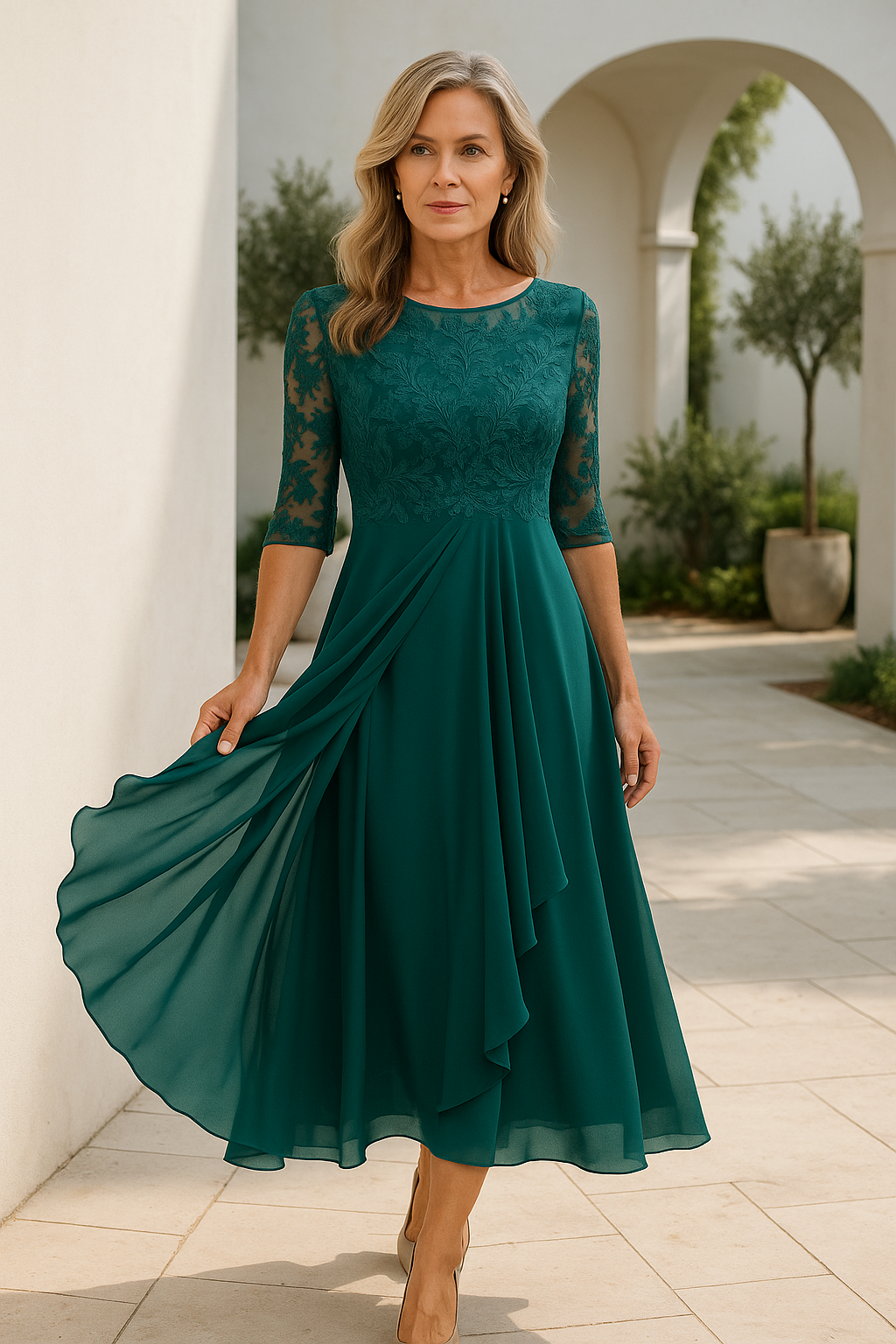 Clara Jurk | Elegante Avondjurk met Chique Pasvorm en Luxe Uitstraling