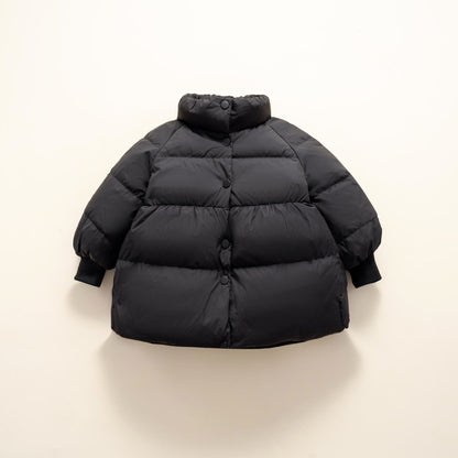 Allegra Dames winterjas – warme oversized jas met hoge kraag en waterafstotende afwerking