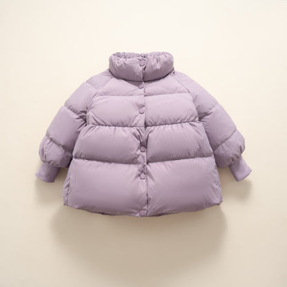 Allegra Dames winterjas – warme oversized jas met hoge kraag en waterafstotende afwerking