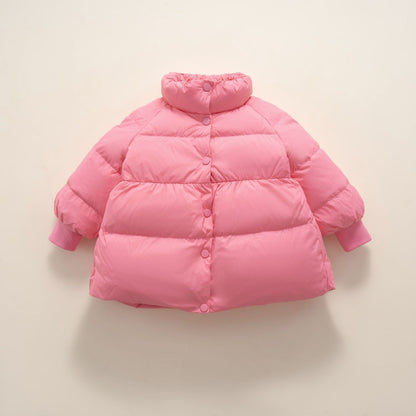 Allegra Dames winterjas – warme oversized jas met hoge kraag en waterafstotende afwerking