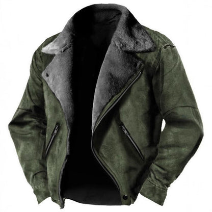 Matteo Suede Jacket | Herenjas met Shearling Voering en Gestructureerde Pasvorm