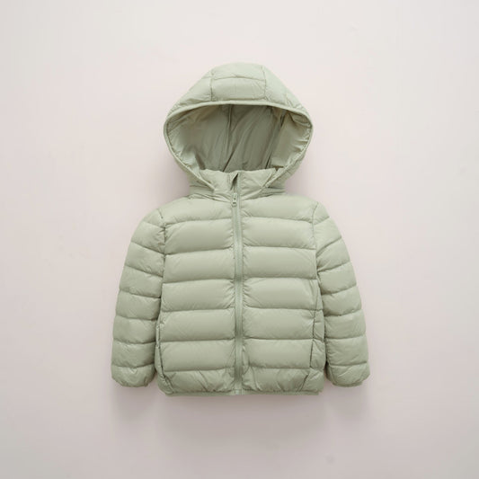 Giulia Dames gewatteerde winterjas met capuchon – warme lichtgewicht jas voor koude dagen