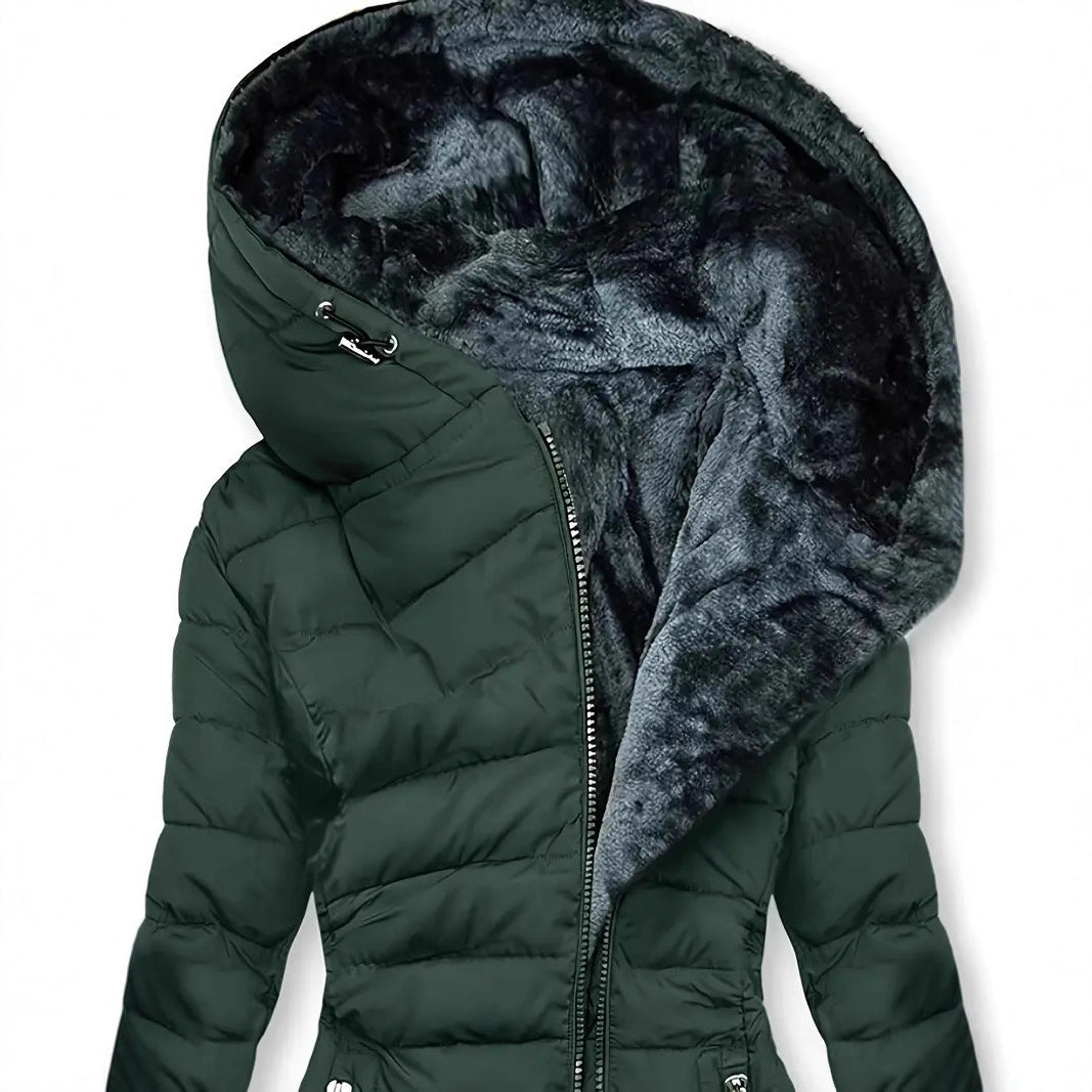 Isabella Winterjas | Lange Dames Jas met Capuchon en Zacht Binnenfutter voor Extra Warmte