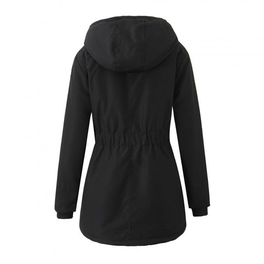 Giovanna Winterjas voor Dames | Warme Fleecevoering en Verstelbare Capuchon