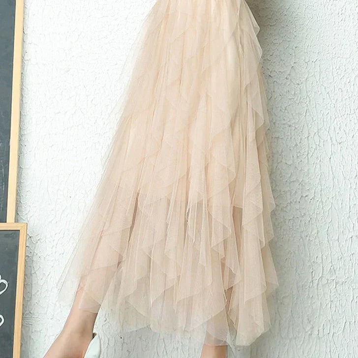 Amelie Geplooide Rok | Hoge Taille, Flatterende Plooien en Tijdloze Stijl