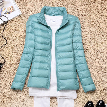 Chiara Jas | Lichtgewicht Dames Donzen Jas met Kap en Waterafstotende Laag