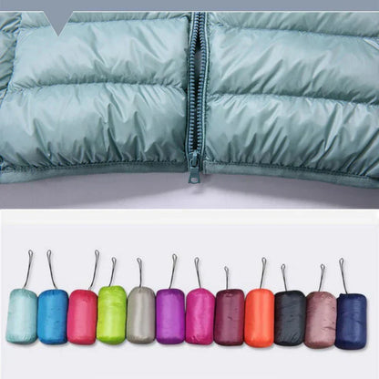 Chiara Jas | Lichtgewicht Dames Donzen Jas met Kap en Waterafstotende Laag