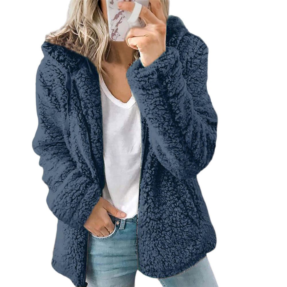 Lina Jas | Warme Dames Teddy Fleece Jas met Zachte Voering en Stijlvol Design