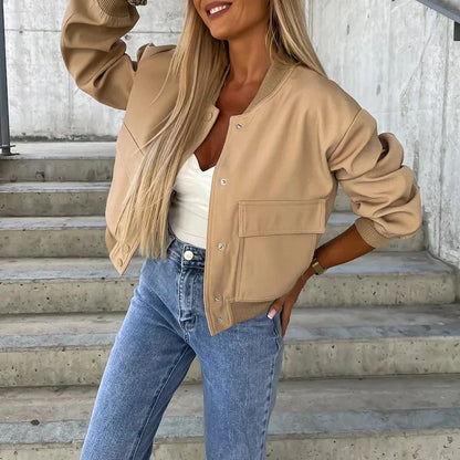 Elisa Jas | Korte Kreukvrije Damesjas van Katoenmix met Tijdloze Look