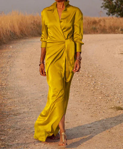 Isabella Maxi Jurk | Dames Maxi-Jurk met Elegante Pasvorm en Vloeiend Silhouet