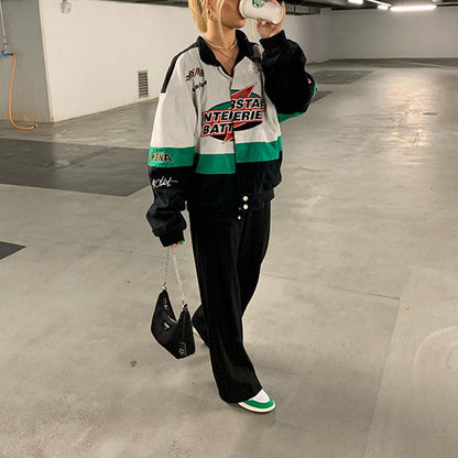 Giulietta Martel dames jas – elegante voorjaarsjas met print en moderne bat-snit