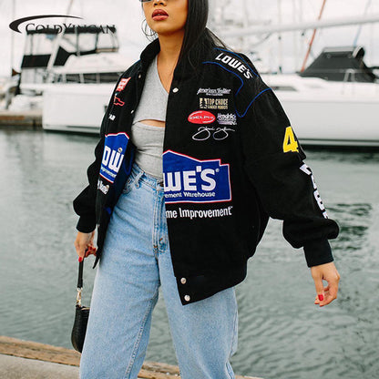 Giulietta Martel dames jas – elegante voorjaarsjas met print en moderne bat-snit