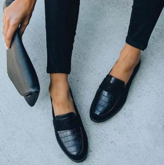 Blythe | Klassieke Slip-On Oxford Schoenen met Comfortabele Zool