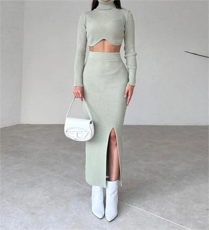 Bianca Set | Chique Dames Set met Coltrui en Elegante Rok