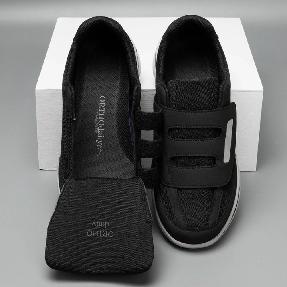 Rosa Diabetes Schoenen | Extra Brede Dames Schoenen met Klittenband en Orthopedische Ondersteuning