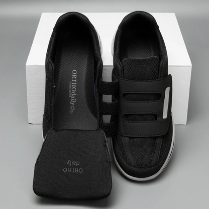 Rosa Diabetes Schoenen | Extra Brede Dames Schoenen met Klittenband en Orthopedische Ondersteuning