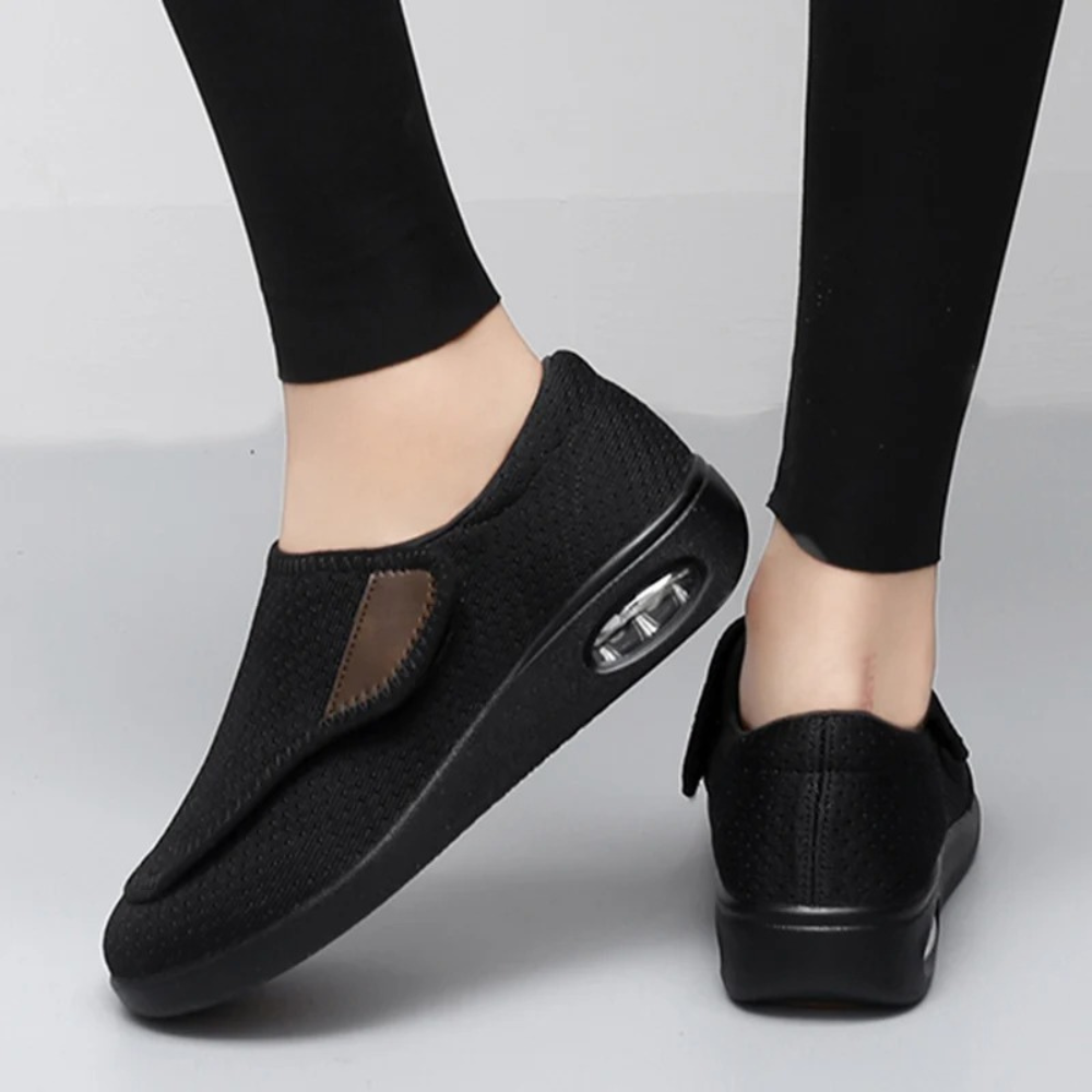 Silvia Diabetesschoenen | Orthopedische Dames Schoenen met Brede Teendoos en Klittenbandsluiting