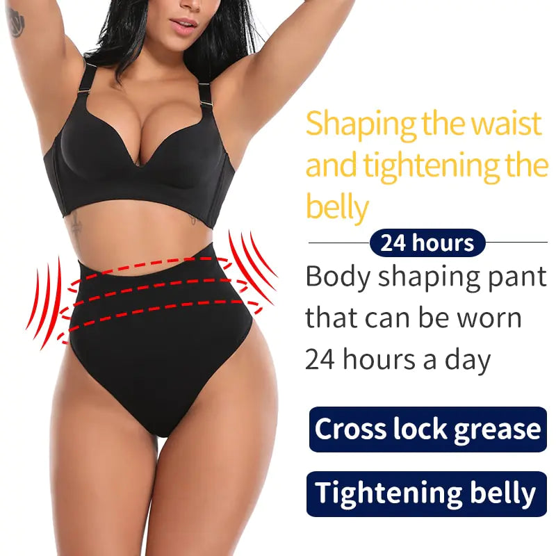FitnessBody - Compressie string voor buik en billen