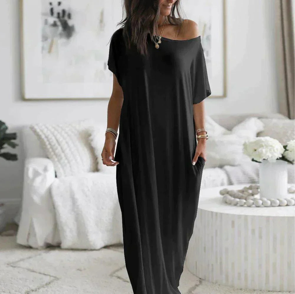Maxi T-shirt Jurk | Moeiteloze Elegant en Comfort voor Elke Dag