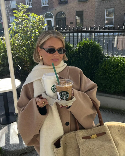 Noemi | Oversized wollen jas