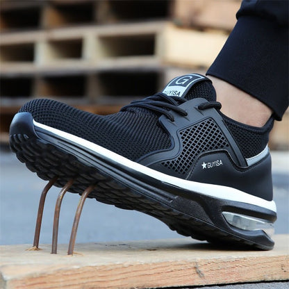 Valeria Dames werkschoenen met stalen neus – orthopedische sneakers met antislipzool