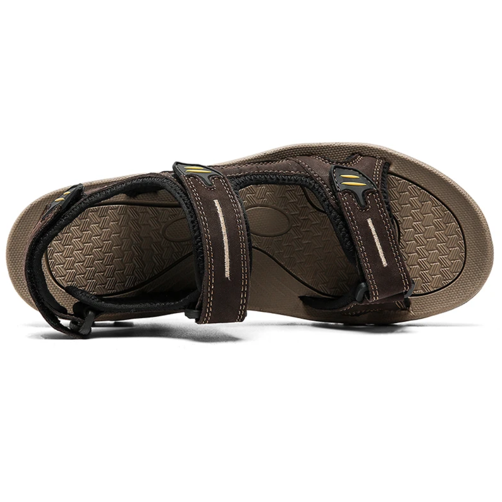 Lorenzo Sandalen | Heren Zomersandalen met Klittenband en Antislip Zool