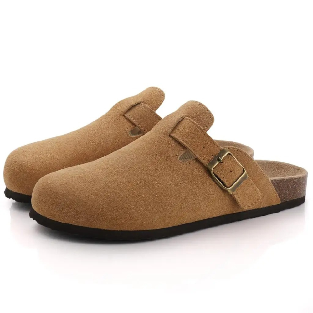 Isabella Pantoffels | Orthopedische Unisex Slippers met Fleece Voetbed en Kurken Zool