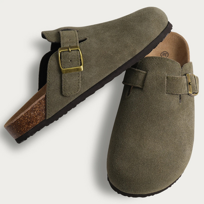 Isabella Pantoffels | Orthopedische Unisex Slippers met Fleece Voetbed en Kurken Zool